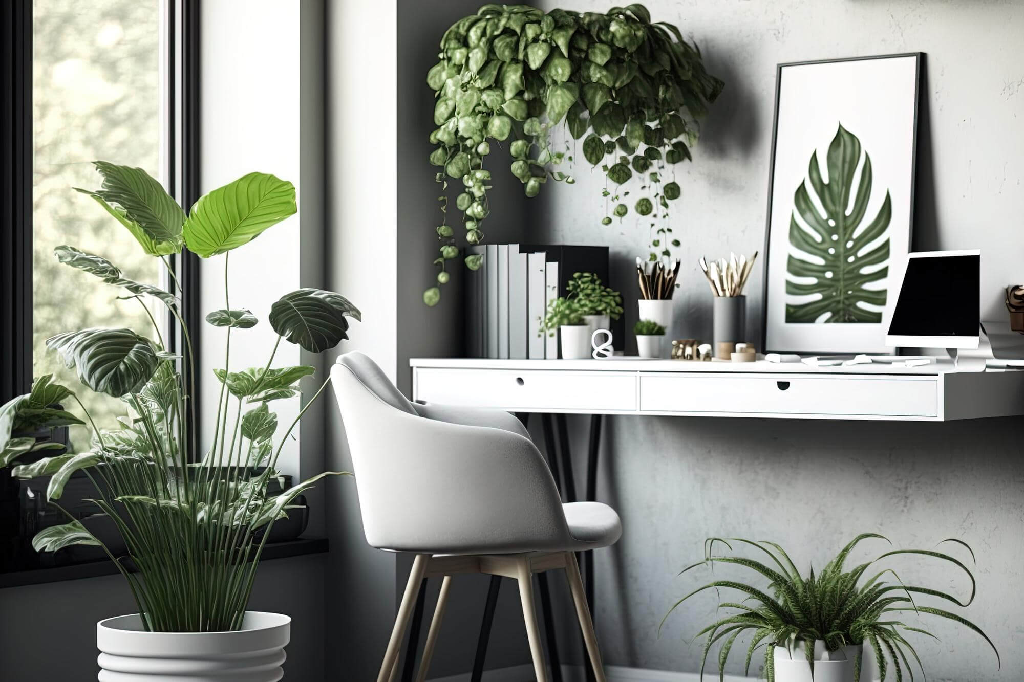 contemporary-workspace-room-with-green-potted-plants-home-decor (2)